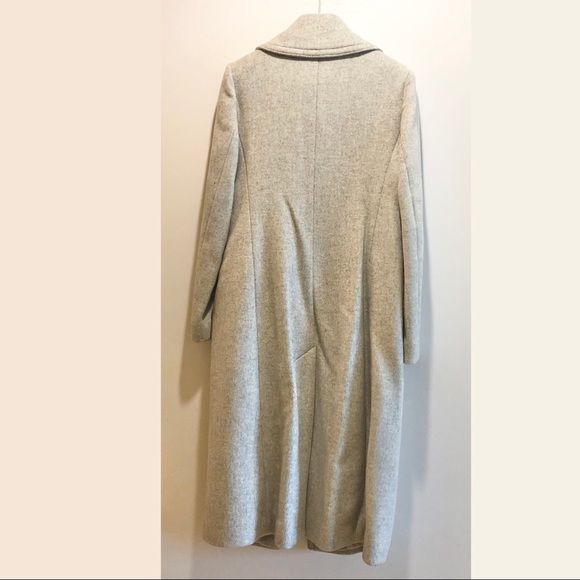 CLUB MONACO GREY WOOL DAYLINA KNEE LENGTH COAT - Picture 13 of 16